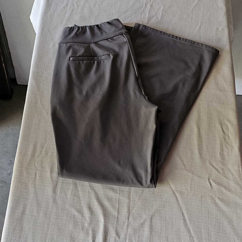 HALARA Charcoal Elastic Waist Pants - Picture 3 of 10